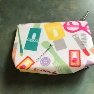 Clinique small make up bag